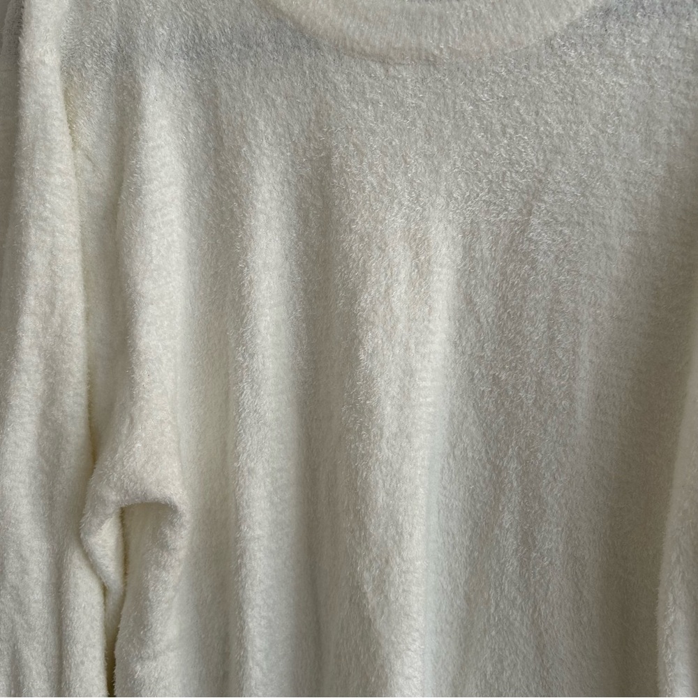 Knix Cozzzy lounge set size L crew neck cuffed pant winter white... - Picture 9 of 15